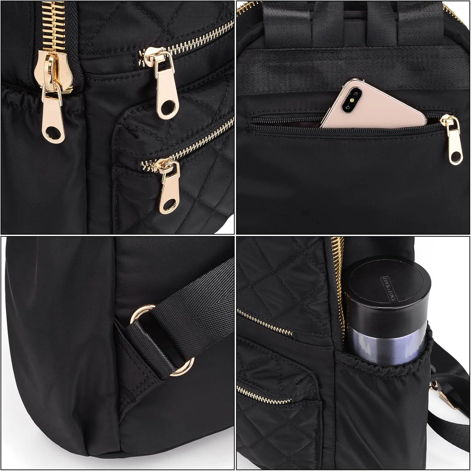 UTO Backpack for Women Waterproof Travel Rucksack s Fashon Bookbag Shoulder Purse