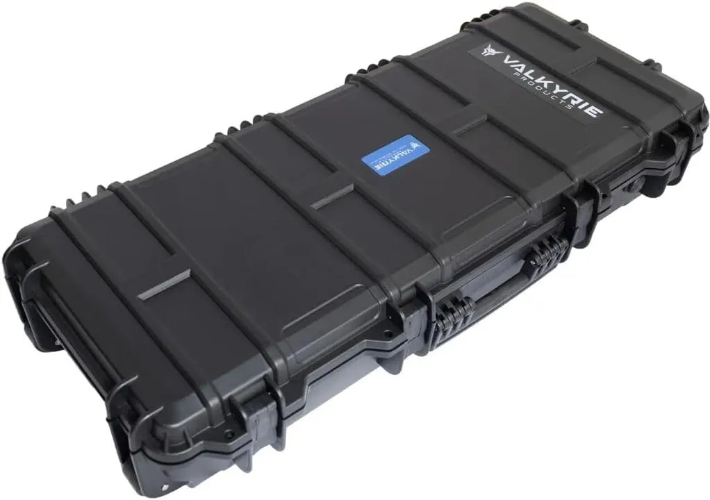 Valkyrie Waterproof Gun Cases for Rifles - Rifle Case with Customizable Gun Case Foam - TSA Approved Firearm Travel Case for Tactical Gear and Equipment