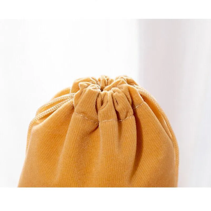 Velvet Gift Drawstring Bags 50PCS 5Colours 3Sizes