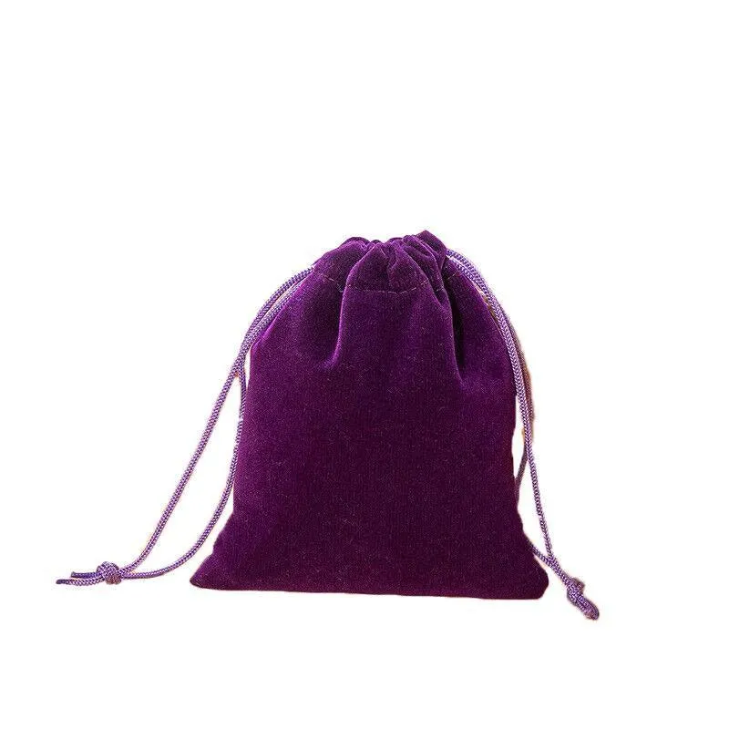 Velvet Gift Drawstring Bags 50PCS 5Colours 3Sizes
