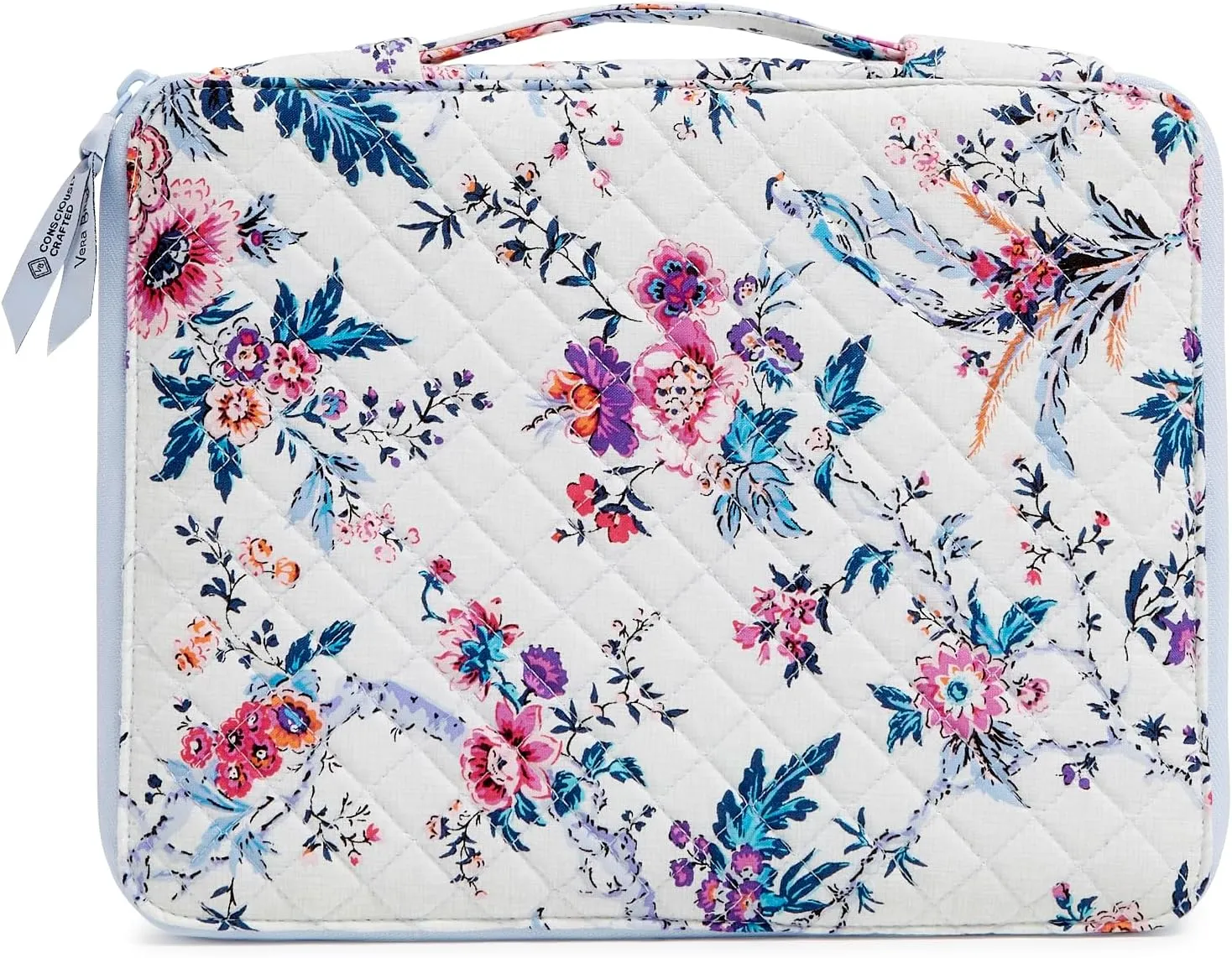 Vera Bradley Cotton Tablet Organizer, Magnifique Floral