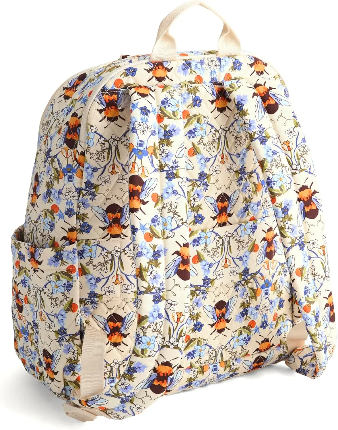 Vera Bradley Premium Cotton Bancroft Backpack, Bee Garden