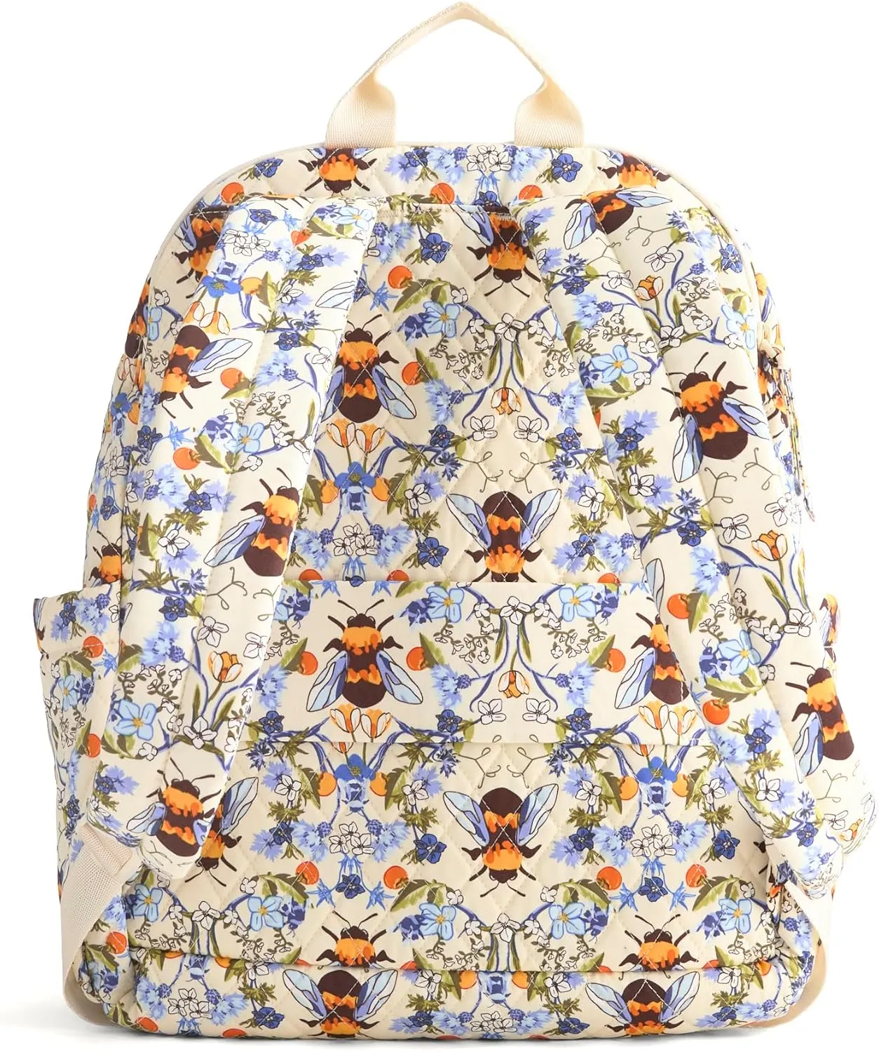 Vera Bradley Premium Cotton Bancroft Backpack, Bee Garden