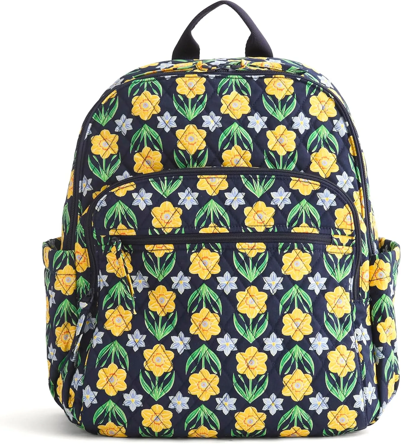 Vera Bradley Premium Cotton Bancroft Backpack, Daffodils