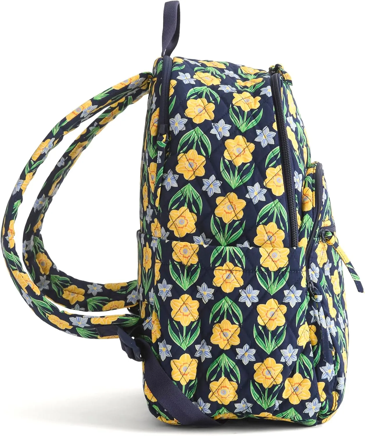 Vera Bradley Premium Cotton Bancroft Backpack, Daffodils
