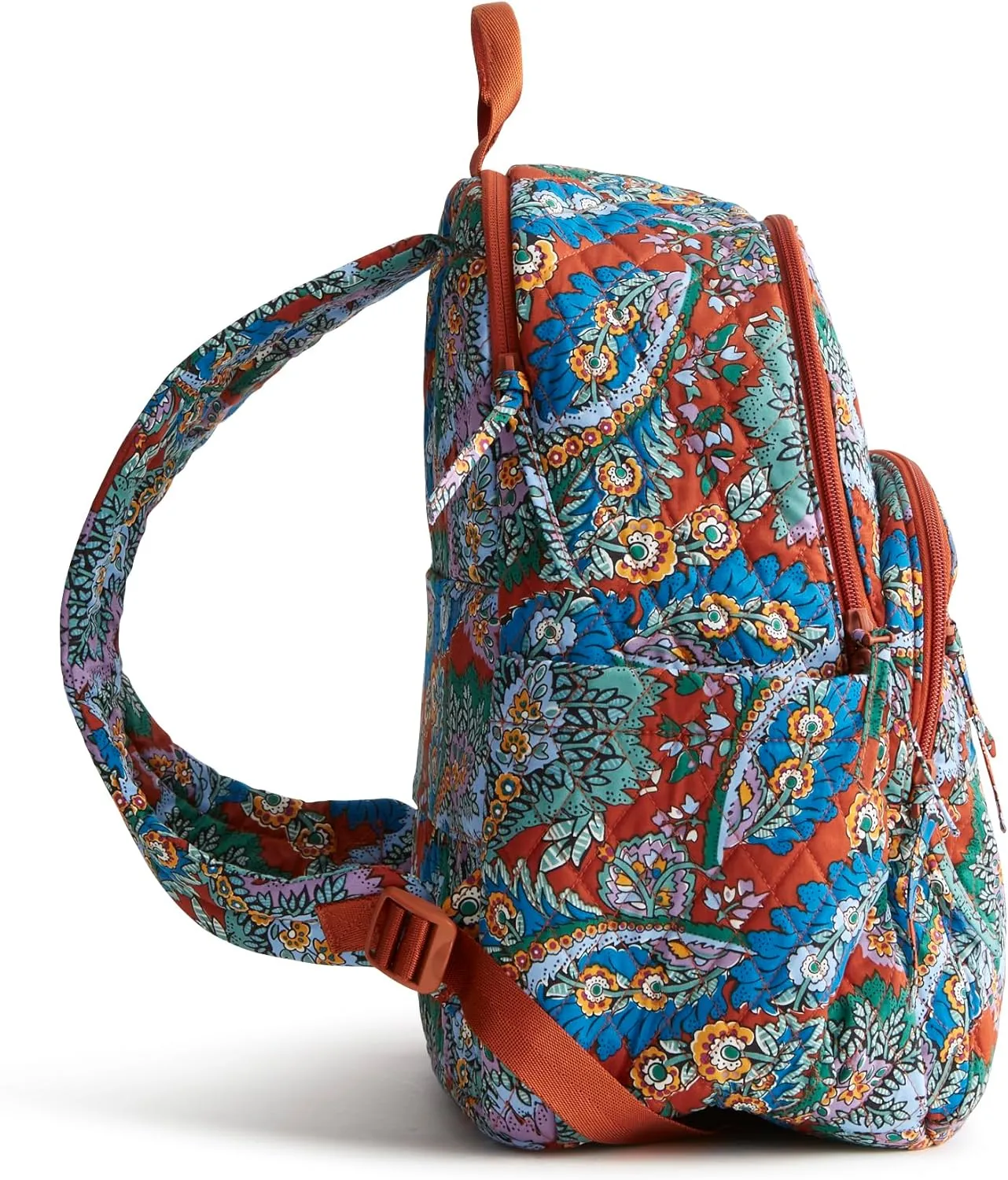 Vera Bradley Premium Cotton Bancroft Backpack, Flowers   Feathers
