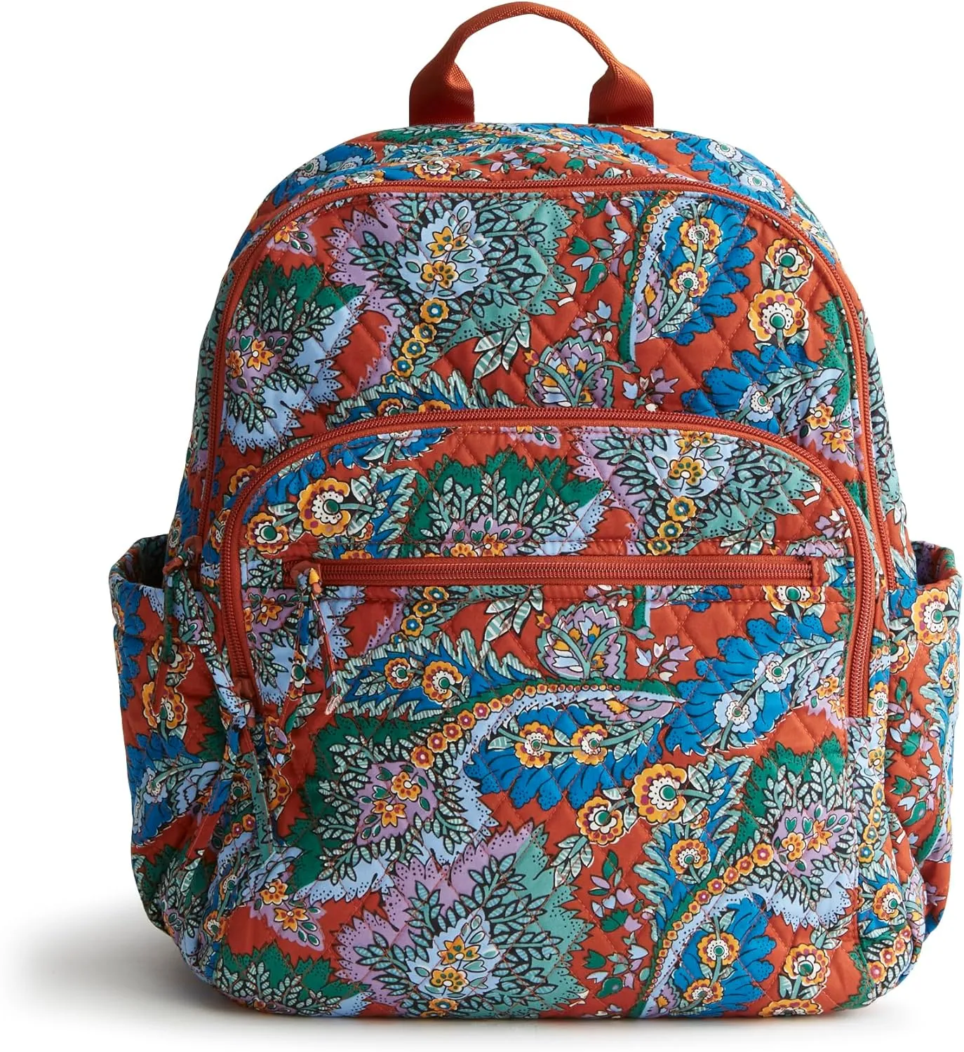 Vera Bradley Premium Cotton Bancroft Backpack, Flowers   Feathers