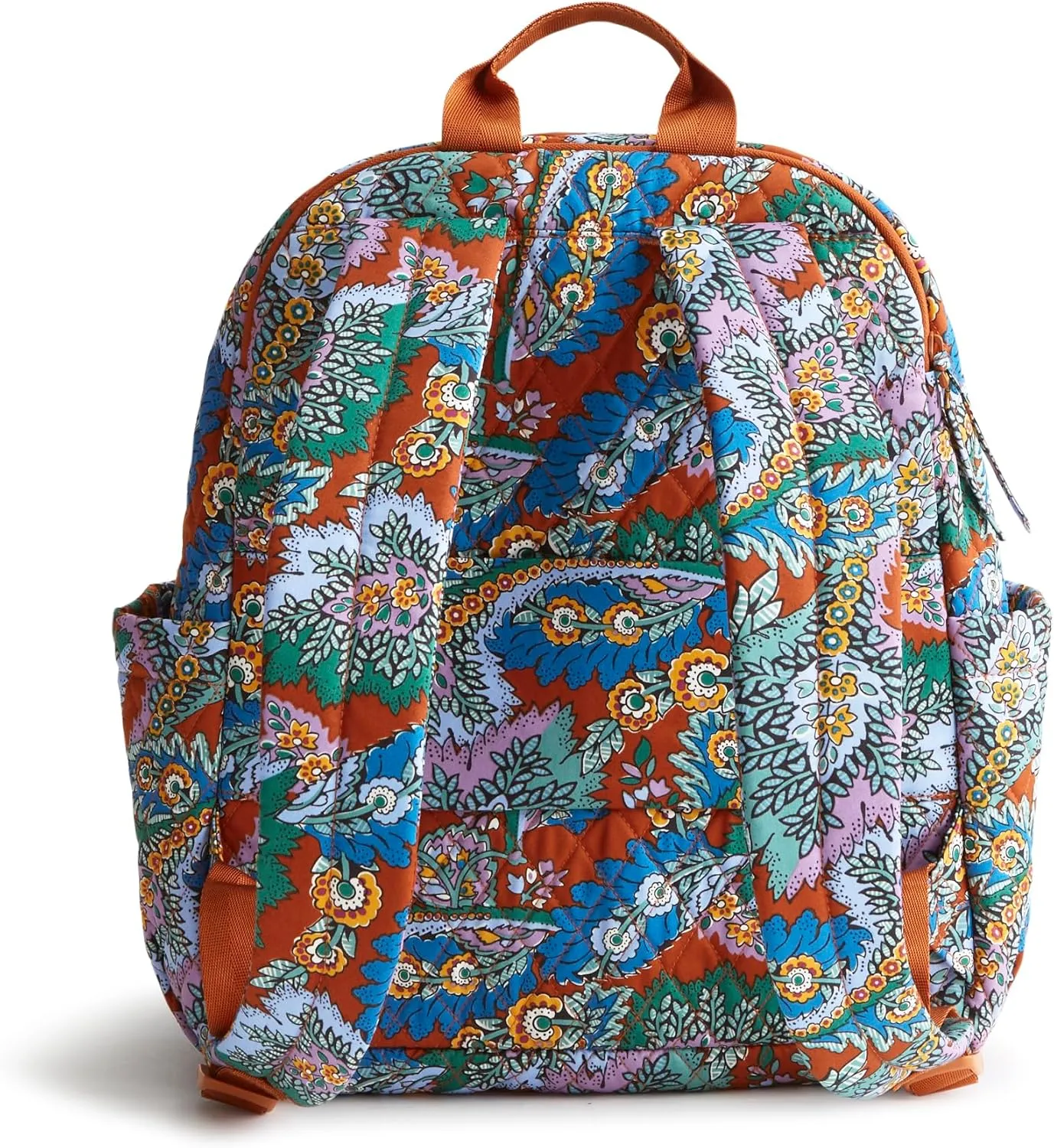 Vera Bradley Premium Cotton Bancroft Backpack, Flowers   Feathers