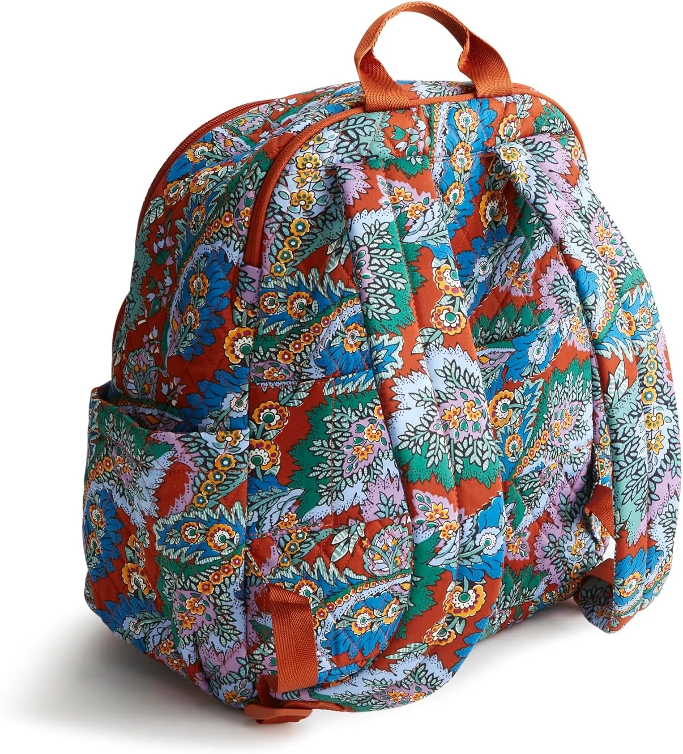 Vera Bradley Premium Cotton Bancroft Backpack, Flowers   Feathers