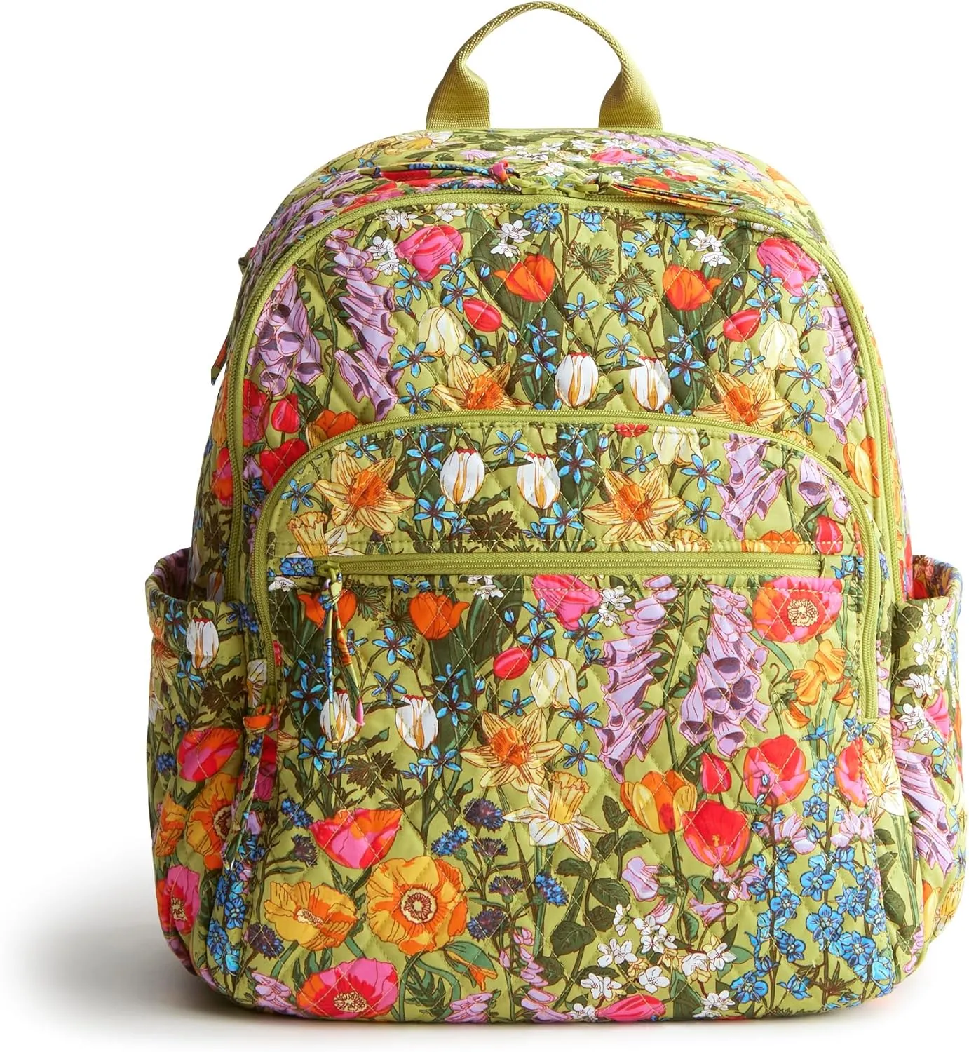 Vera Bradley Premium Cotton Bancroft Backpack, Meadow Bouquet