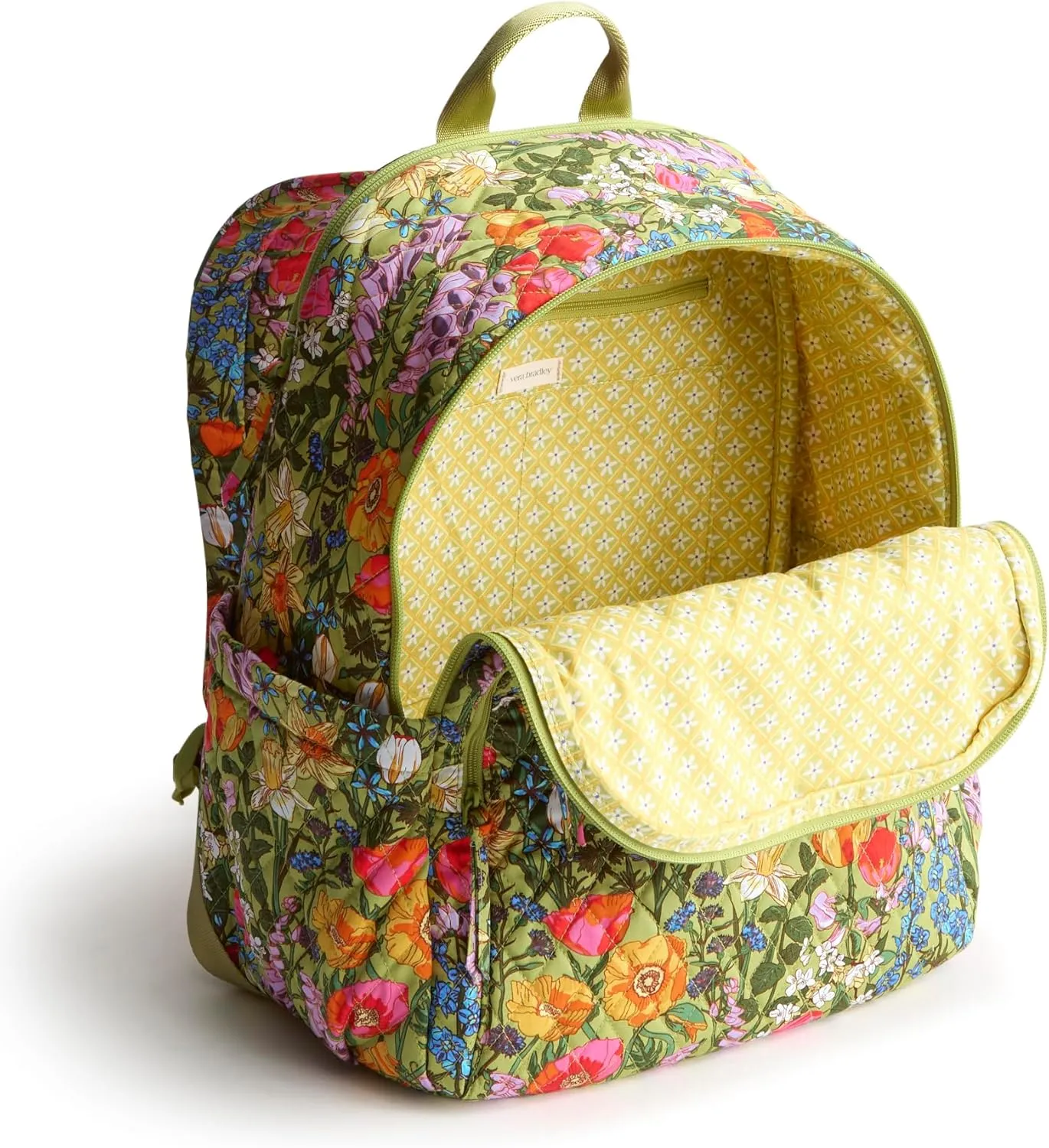 Vera Bradley Premium Cotton Bancroft Backpack, Meadow Bouquet