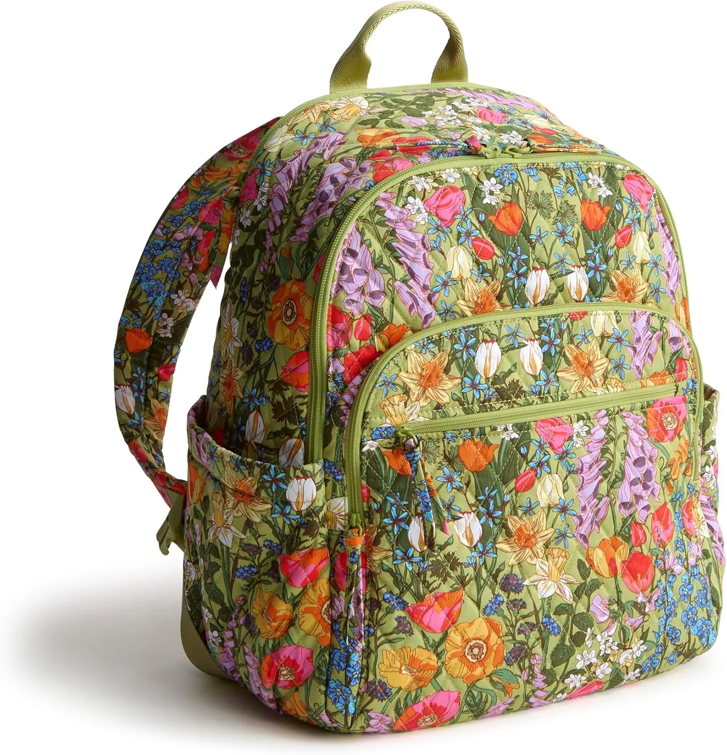 Vera Bradley Premium Cotton Bancroft Backpack, Meadow Bouquet