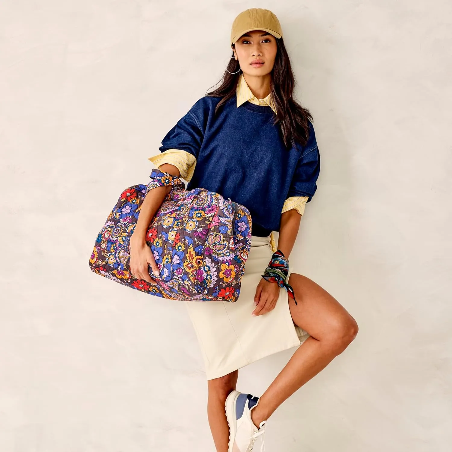 Vera Bradley Premium Cotton Hanging Travel Organizer
