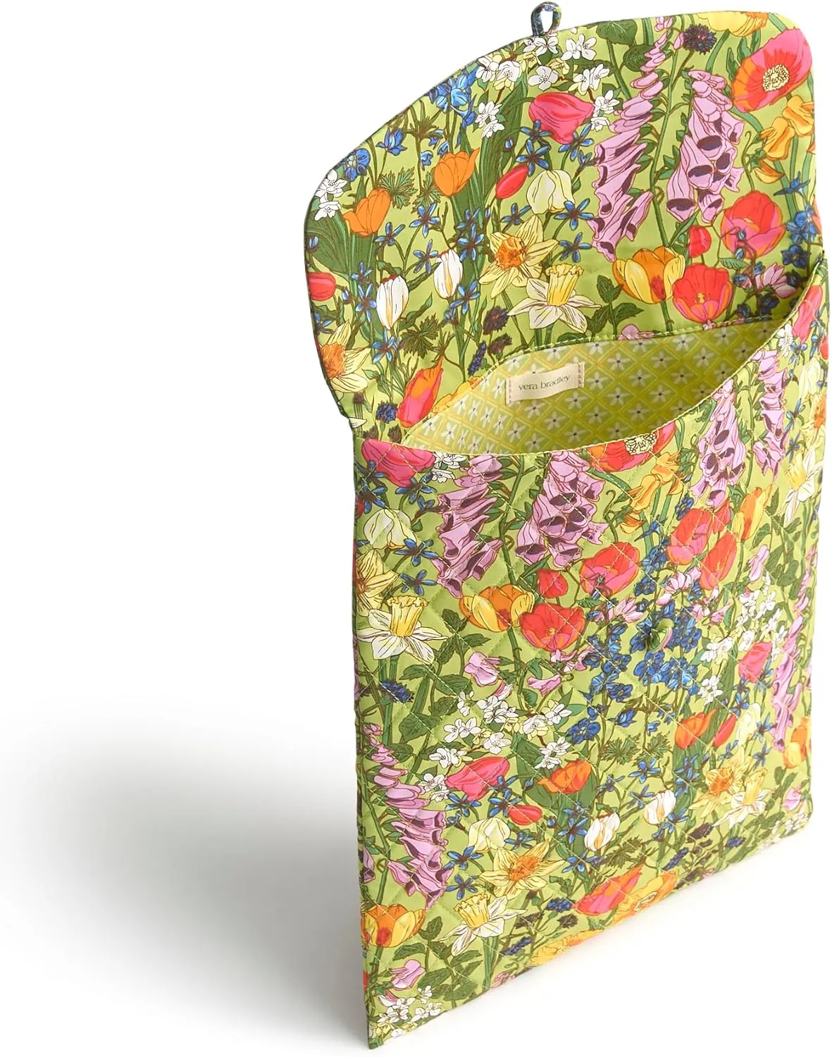 Vera Bradley Premium Cotton Large Envelope Tech Sleeve
