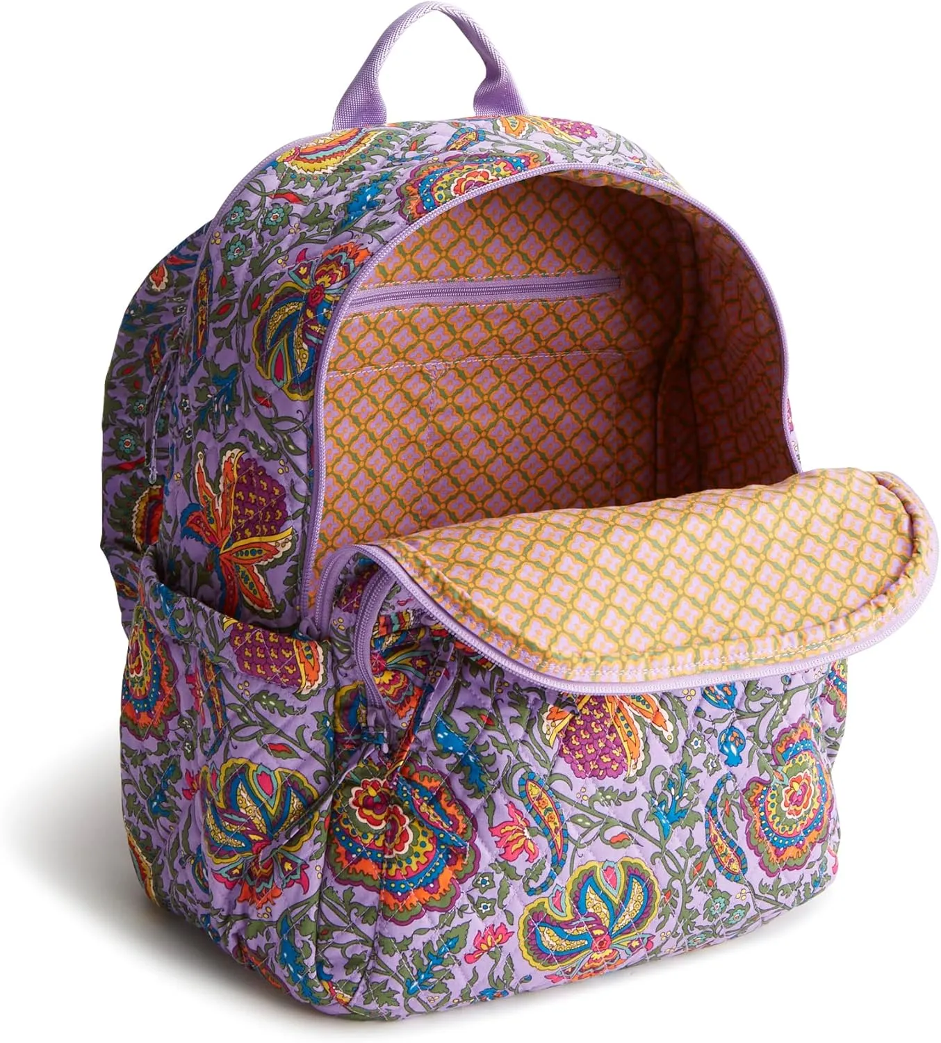 Vera Bradley Women's Premium Cotton Bancroft Backpack, Marrakesh, One Size