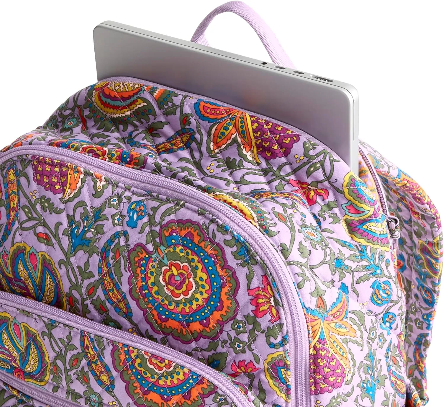 Vera Bradley Women's Premium Cotton Bancroft Backpack, Marrakesh, One Size