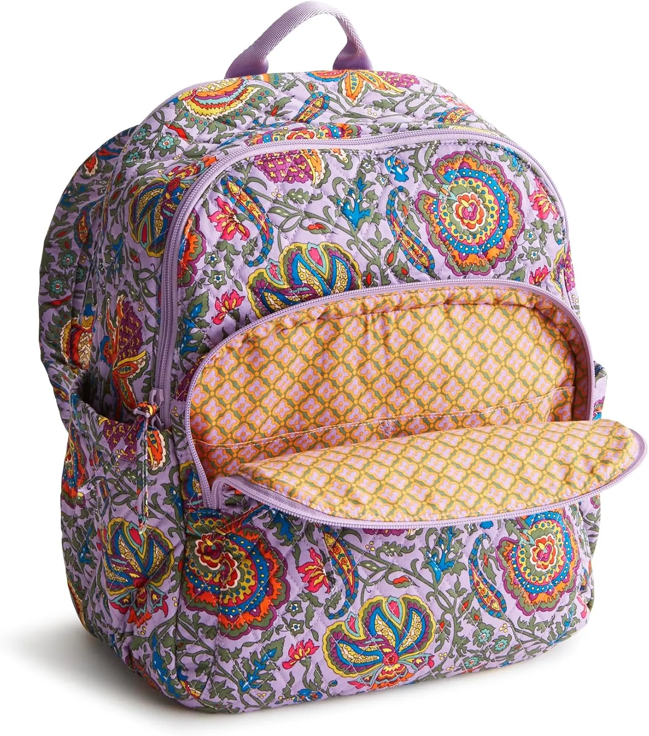 Vera Bradley Women's Premium Cotton Bancroft Backpack, Marrakesh, One Size