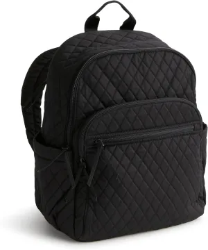 Vera Bradley Women's Premium Cotton Bancroft Backpack, Moonless Night, One Size