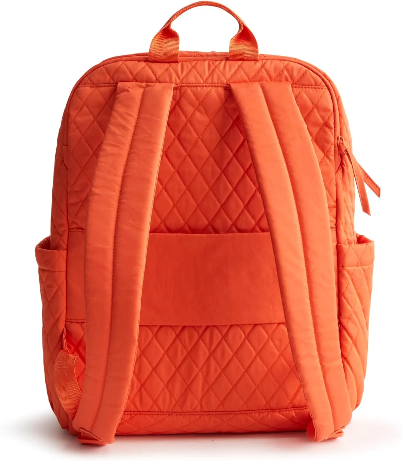 Vera Bradley Women's Premium Cotton Large Bancroft Backpack, Koi Orange, One Size