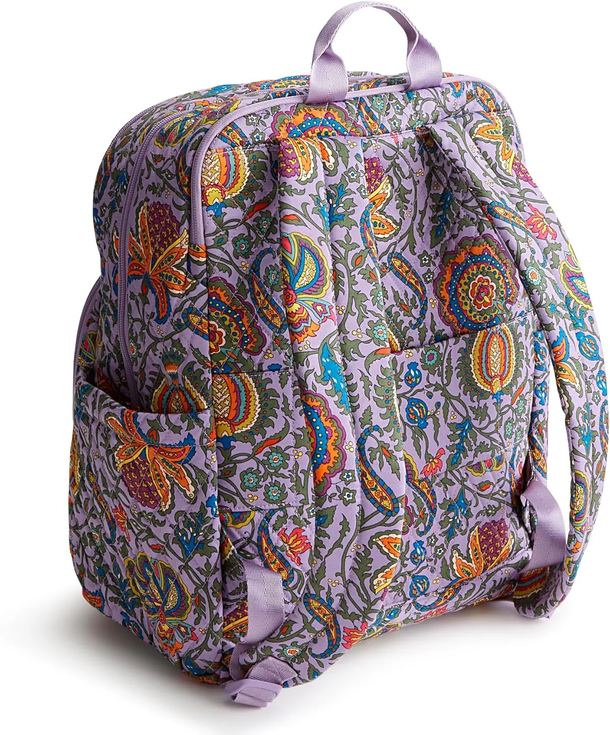 Vera Bradley Women's Premium Cotton Large Bancroft Backpack, Marrakesh, One Size