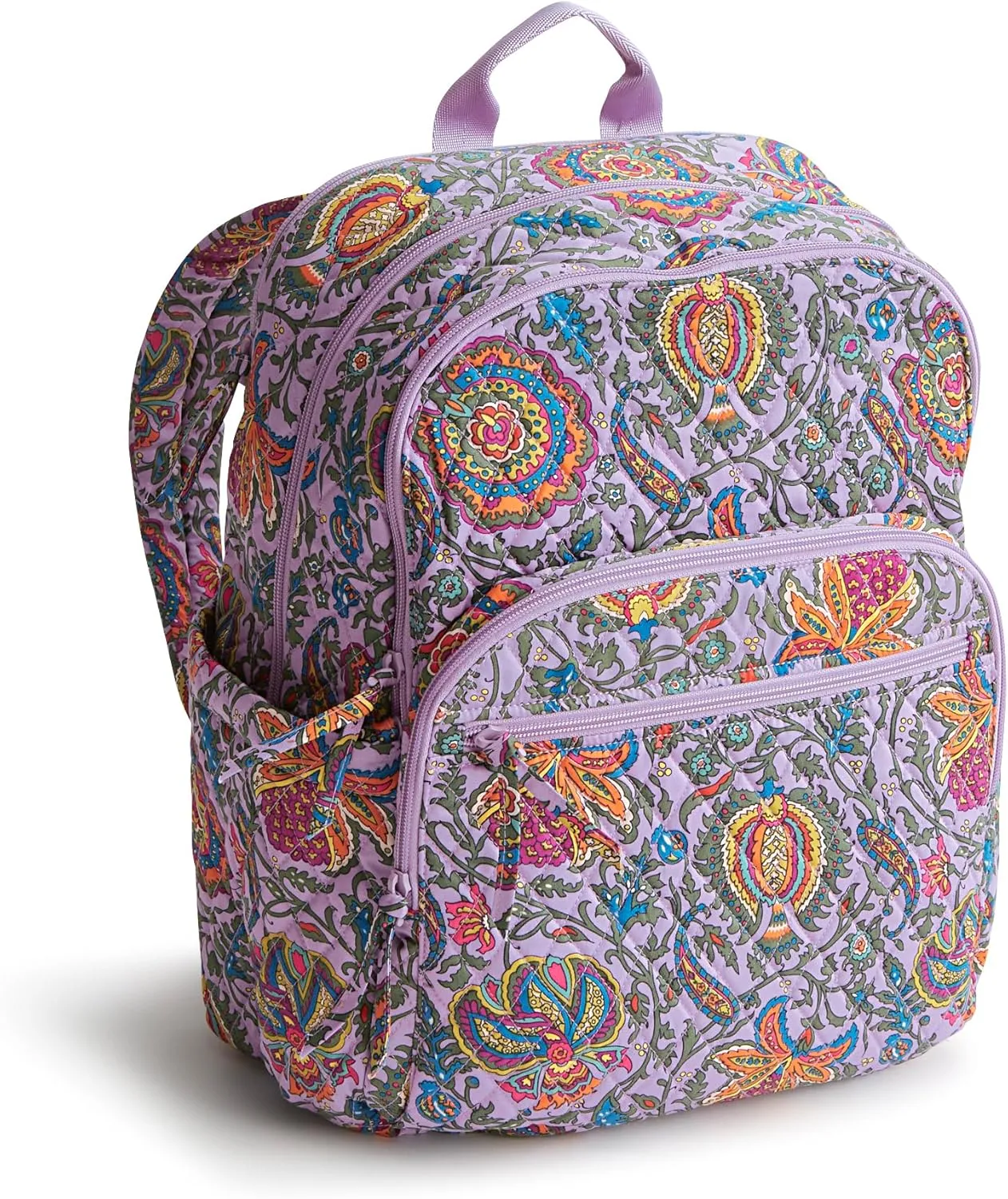 Vera Bradley Women's Premium Cotton Large Bancroft Backpack, Marrakesh, One Size