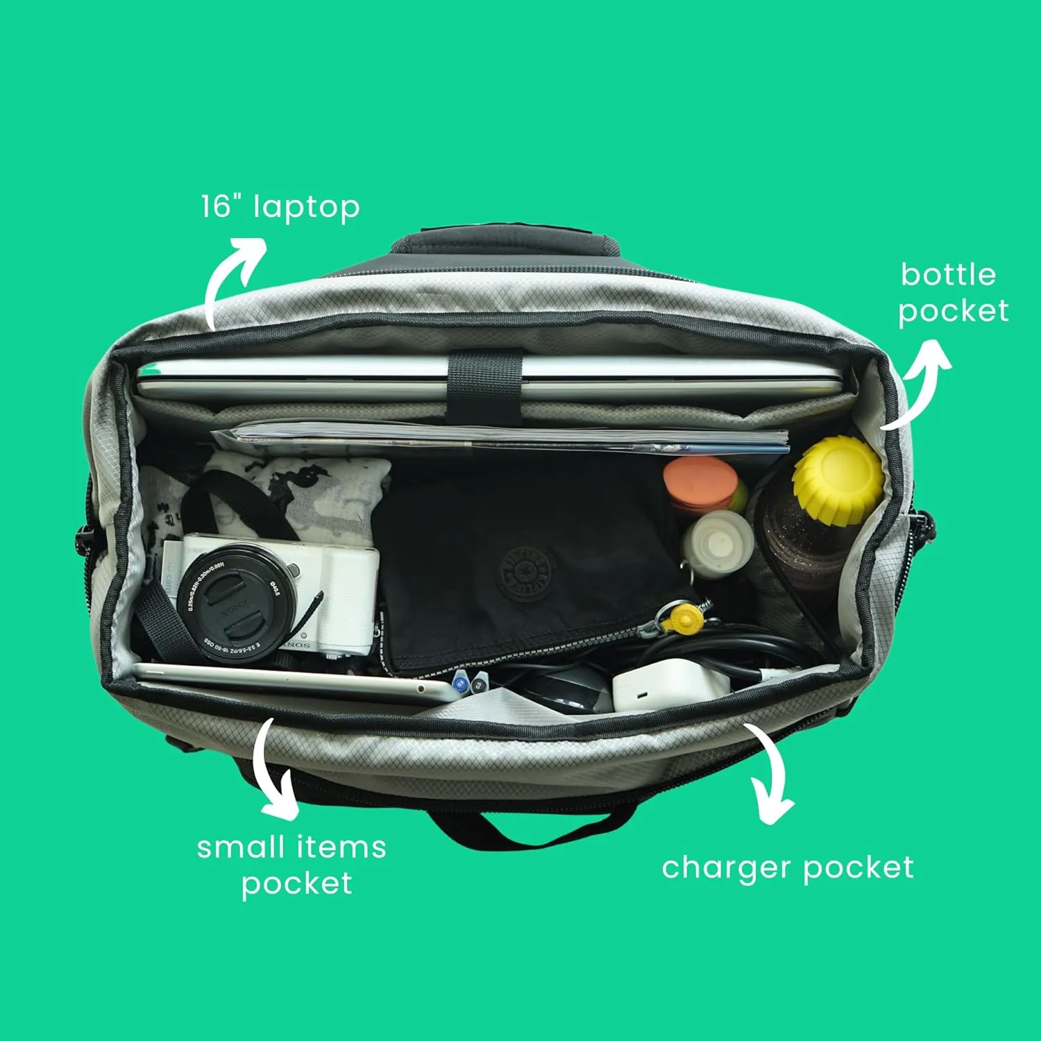 Vincita Big Nash Bike Trunk Bag,Universal Quick-release Fit All Rear Racks With Expandable Panniers And Waterproof Rain Cover,Bicycle Commuter Bag Suitable For Bicycles. (Black, Nash) (B181B-2 0)