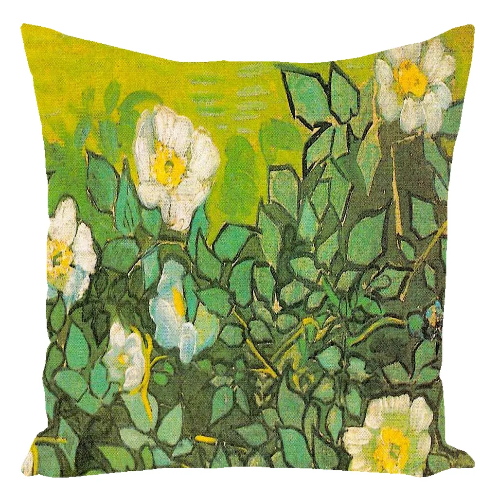 Vintage floral indoor throw pillows & pillow covers, Medium to large, Design 01