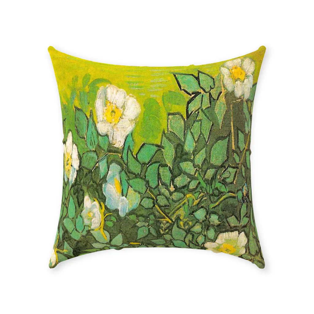 Vintage floral indoor throw pillows & pillow covers, Medium to large, Design 01