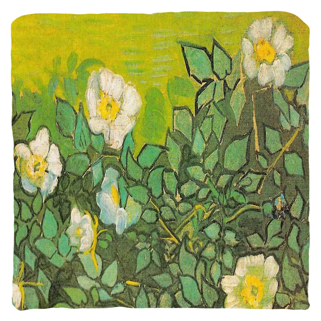 Vintage floral indoor throw pillows & pillow covers, Medium to large, Design 01