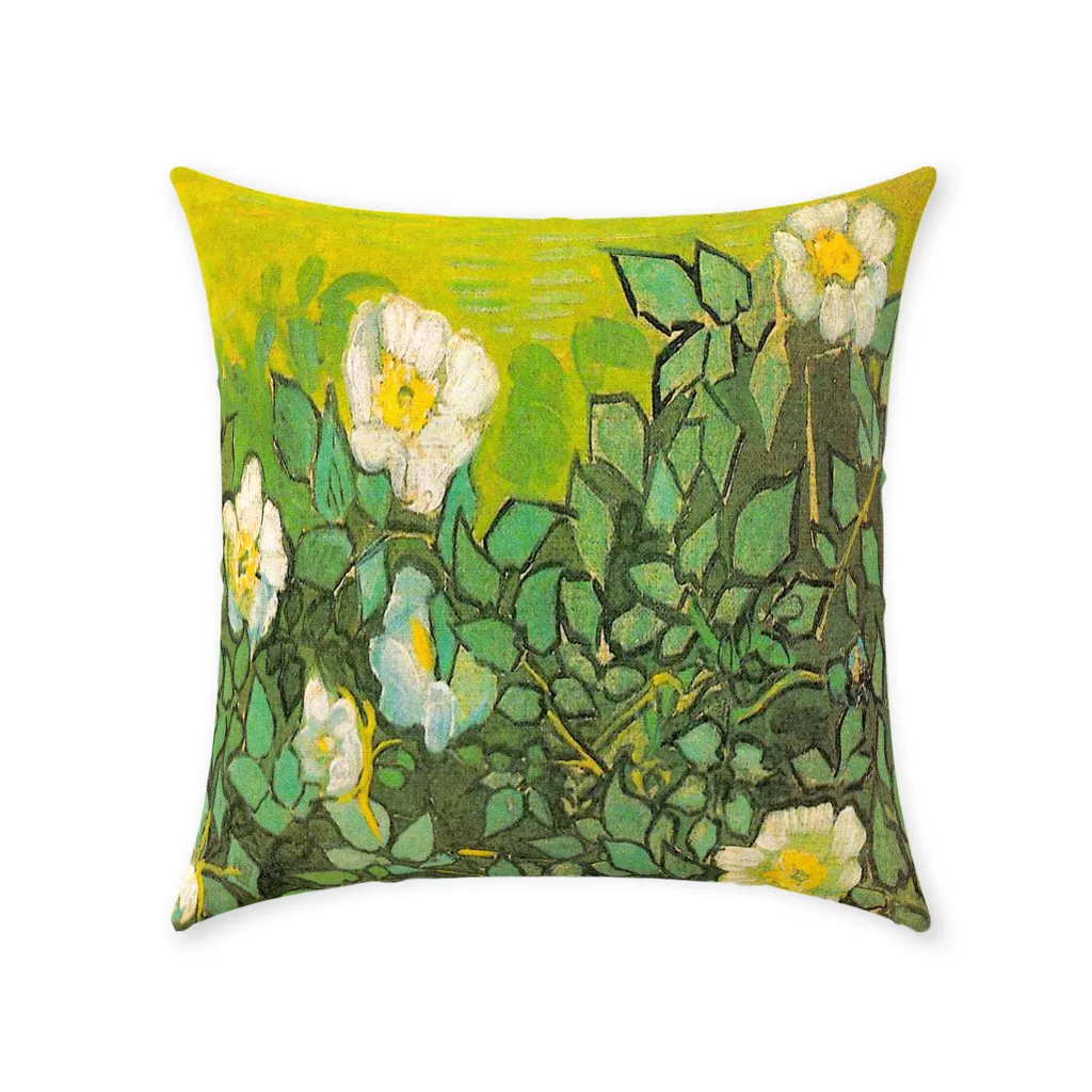 Vintage floral indoor throw pillows & pillow covers, Medium to large, Design 01