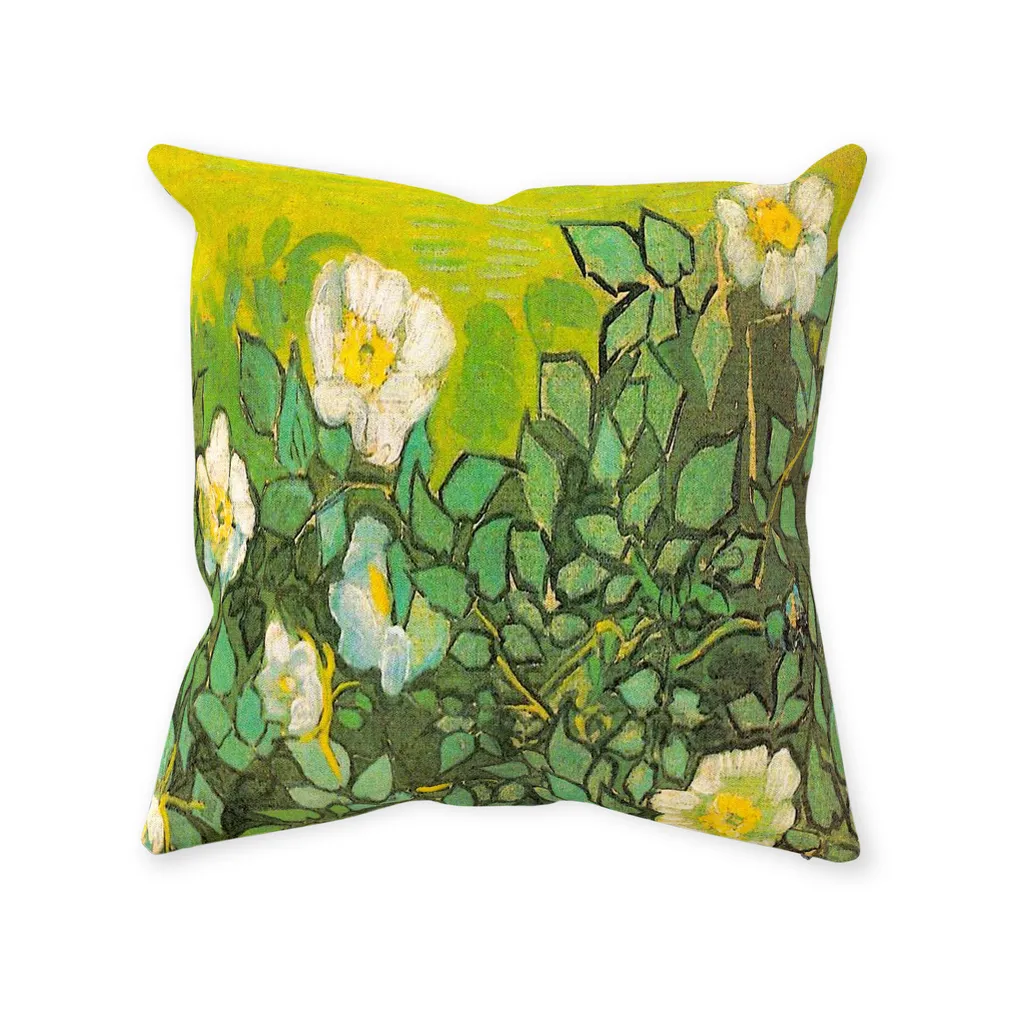 Vintage floral indoor throw pillows & pillow covers, Medium to large, Design 01