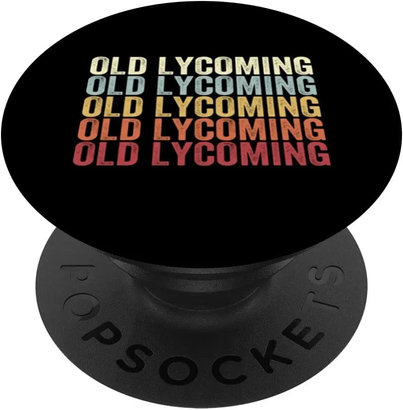 Vintage Text PopSockets Swappable PopGrip