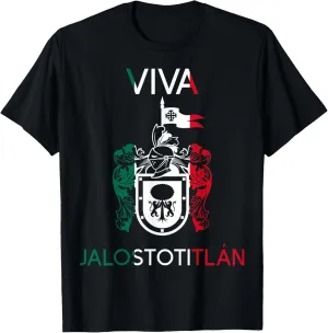 Viva Jalostotitlán Jalisco Estado De Mexico Escudo Eagle T-Shirt