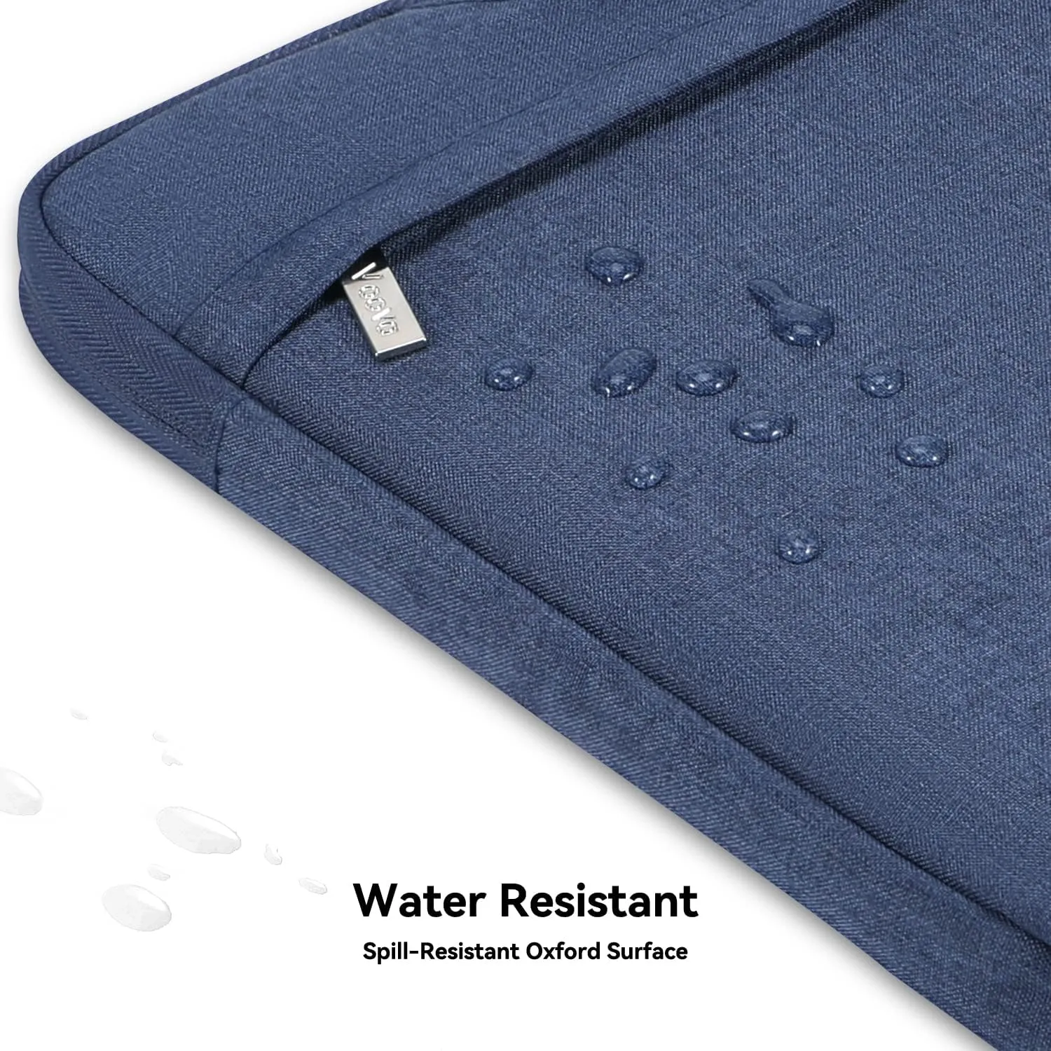 Voova Laptop Bag 15.6 Inch, Waterproof Computer Sleeve Carrying Case with Shoulder Straps & Handle Compatible with Macbook Air 15 M2/M3/M4, MacBook Pro 15/16, 15-16 Inch Hp Dell Acer Asus, Blue