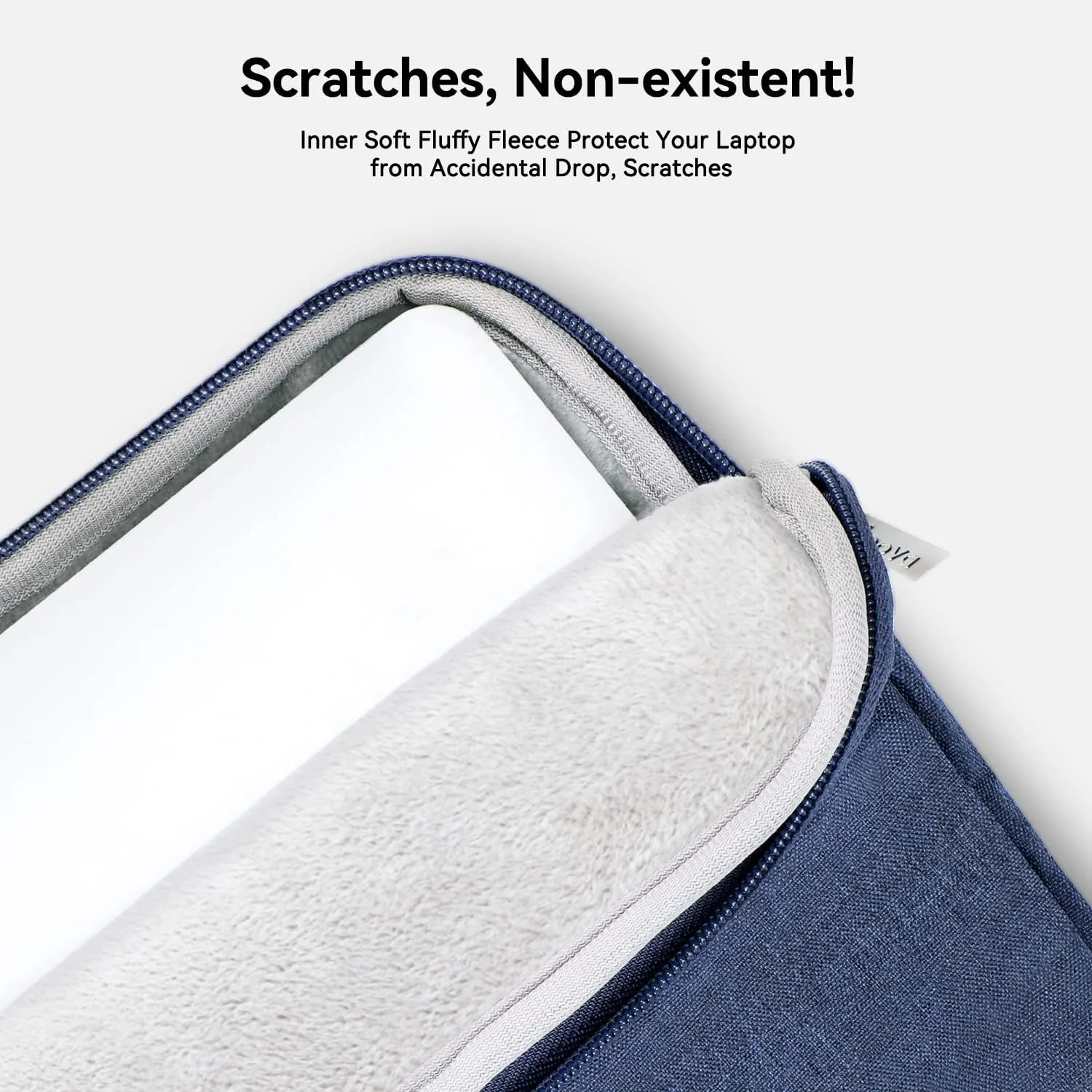 Voova Laptop Bag 15.6 Inch, Waterproof Computer Sleeve Carrying Case with Shoulder Straps & Handle Compatible with Macbook Air 15 M2/M3/M4, MacBook Pro 15/16, 15-16 Inch Hp Dell Acer Asus, Blue