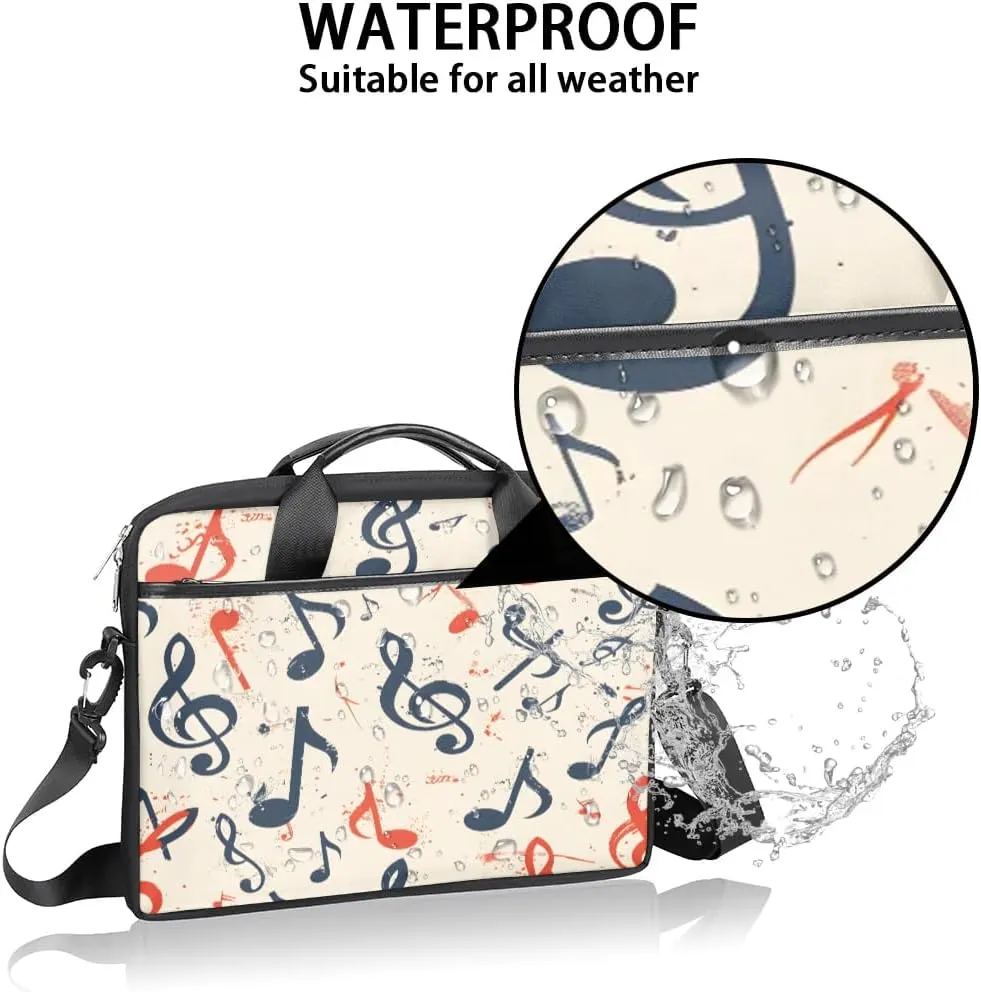 Watercolor Floral Flower 15 Inch Laptop Bag Laptop Shoulder Bag Computer Cases for Laptops or Tablets