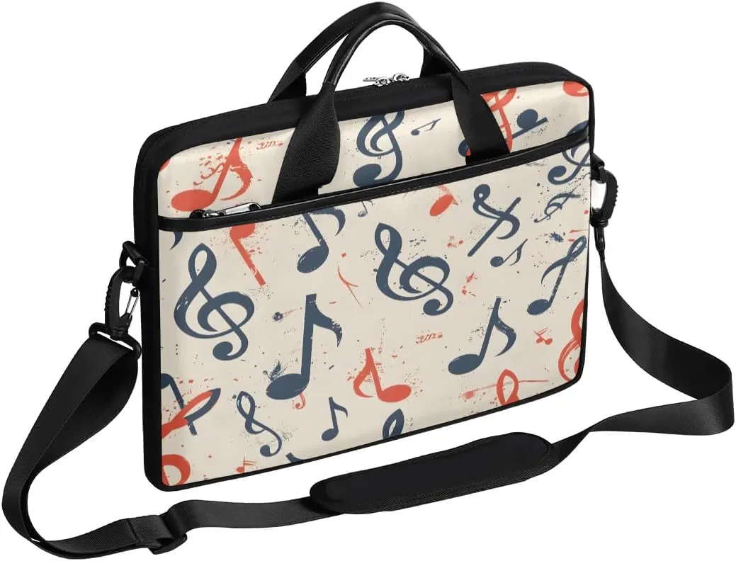Watercolor Floral Flower 15 Inch Laptop Bag Laptop Shoulder Bag Computer Cases for Laptops or Tablets