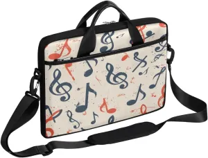 Watercolor Floral Flower 15 Inch Laptop Bag Laptop Shoulder Bag Computer Cases for Laptops or Tablets