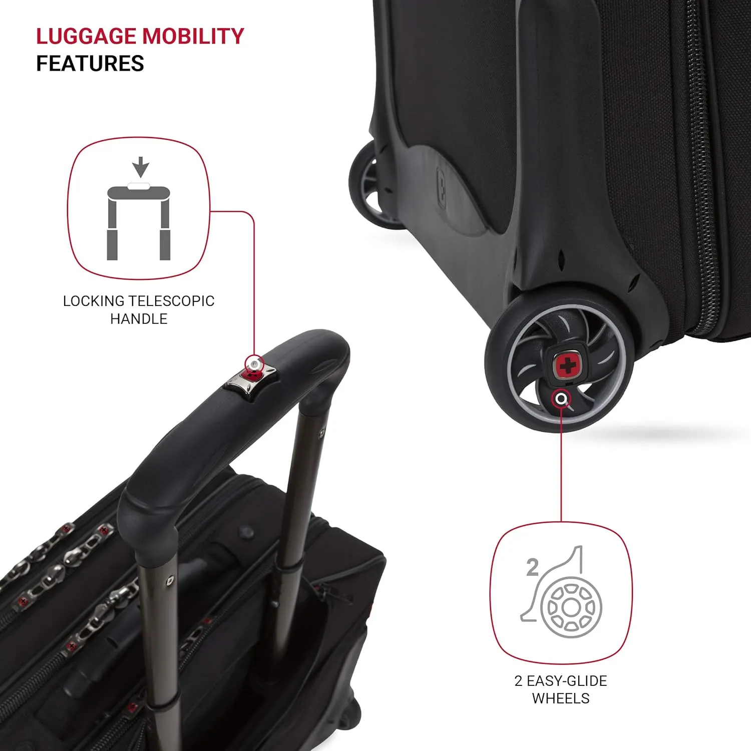 Wenger luggage Patriot II 15.6-Inch, Black
