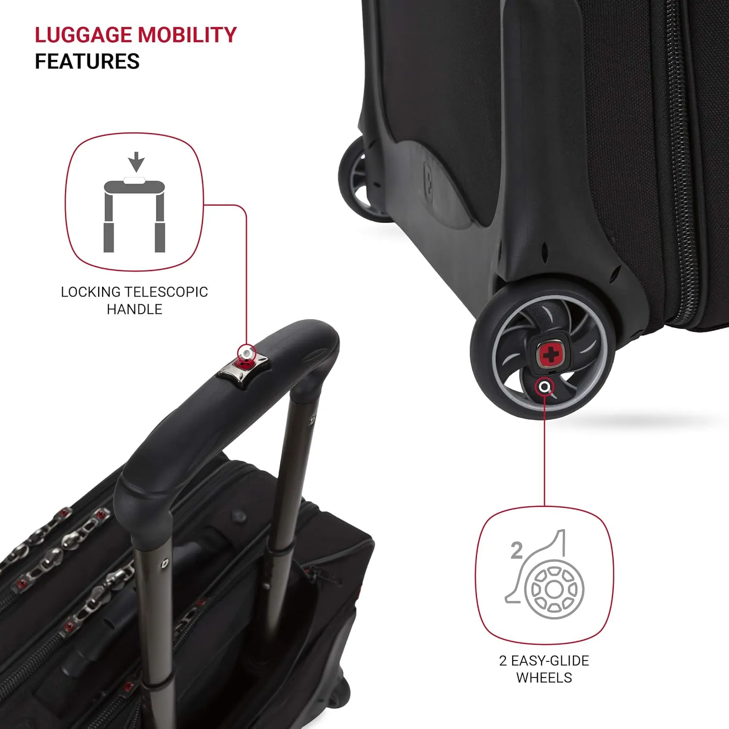 Wenger luggage Patriot II 15.6-Inch, Black