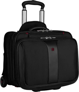 Wenger Patriot Rolling 2 Piece Business Set, Black, One Size