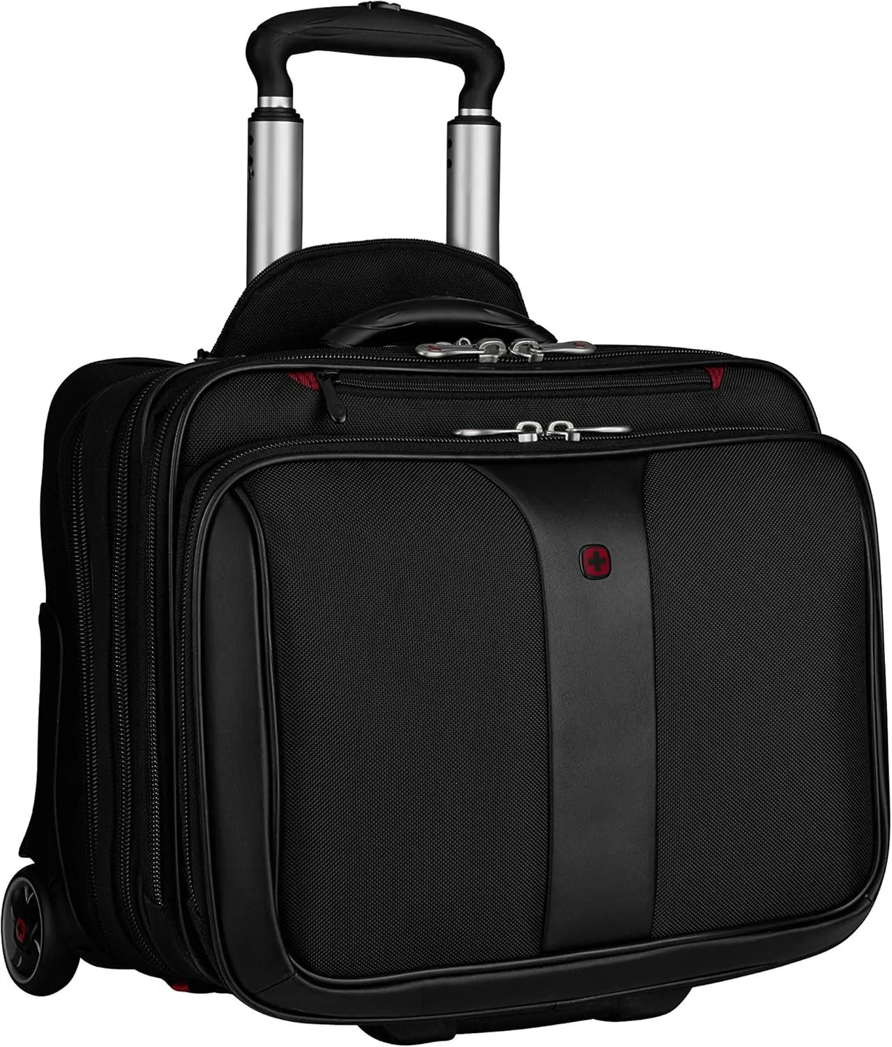 Wenger Patriot Rolling 2 Piece Business Set, Black, One Size