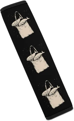Whale in The Bag Fashion Car Seat Belt Cover Pad for Shoulder Bag Camera Soft Comfort Accessories 1PCS