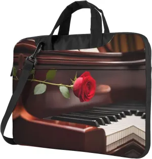 Wild White Daisy Flower Stylish And Lightweight Laptop Messenger Bag,Handbag,Briefcase,Perfect For Business Travel