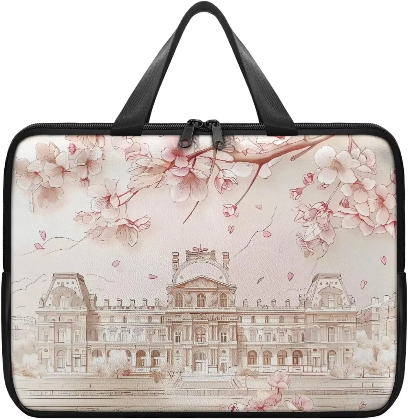Womens Fashionable Laptop Carrying Case Waterproof Tablet Computer Sleeve Pouch with Handles