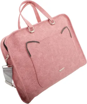 Women's Laptop Bag Structured Tote Shockproof Case Large Tote Bag Work Briefcase Multi-pocket Fashionable for Office School