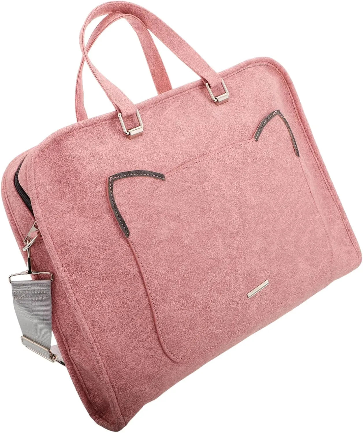 Women's Laptop Bag Structured Tote Shockproof Case Large Tote Bag Work Briefcase Multi-pocket Fashionable for Office School