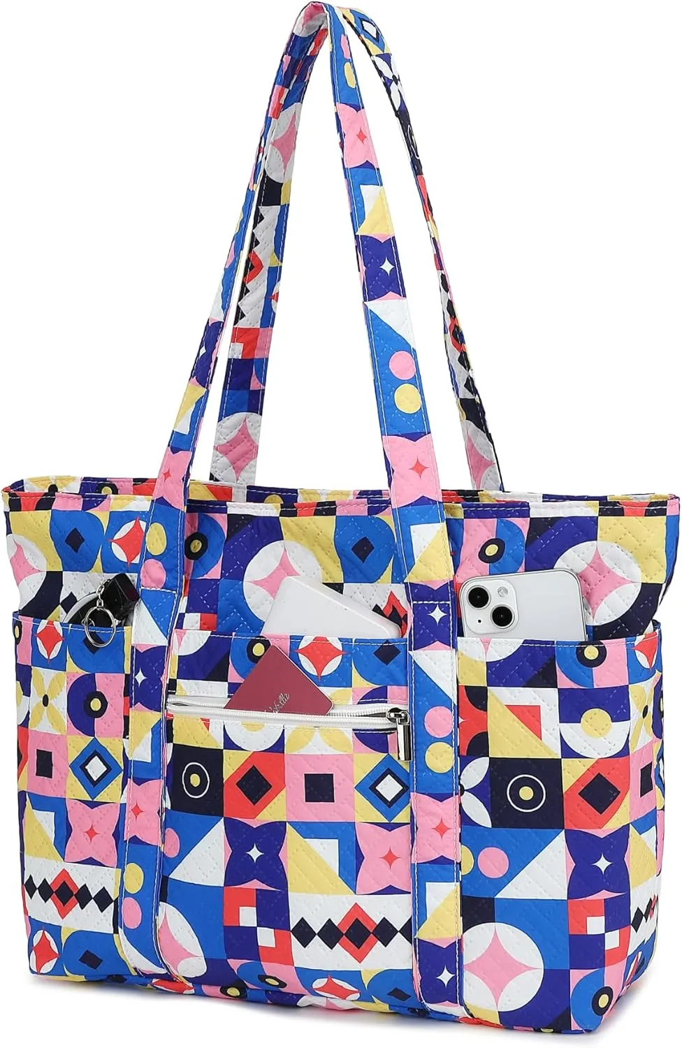 Women's Tote Bag with Laptop Compartment Fit 15.6 inch 16 inch Laptop,Large Capacity Handbag for Work, Travel