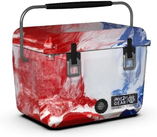 Wyld Gear 25qt Freedom Series Roto-Molded Cooler - Ice Chest - Heavy-Duty, High-Performance Ice Retention, Portable for Outdoor Adventures, Tailgating, and Camping