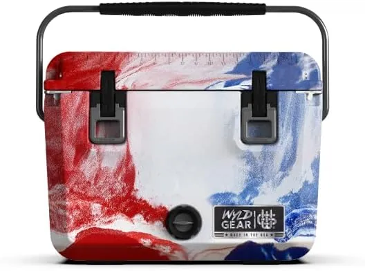 Wyld Gear 25qt Freedom Series Roto-Molded Cooler - Ice Chest - Heavy-Duty, High-Performance Ice Retention, Portable for Outdoor Adventures, Tailgating, and Camping